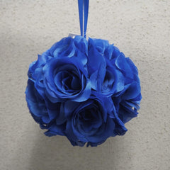 Silk Flower Kissing Balls Wedding Centerpiece, 6-Inch