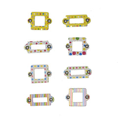 Assorted Tag Medley with Grommets, 8-piece