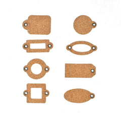 Assorted Tag Medley with Grommets, 8-piece