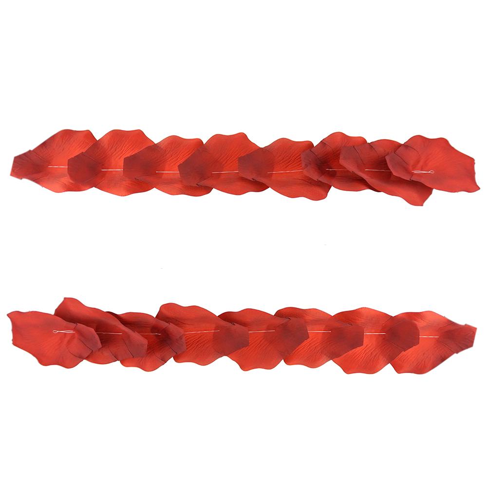 Jumbo Rose Petal Garland, 5-Feet, 3-Count