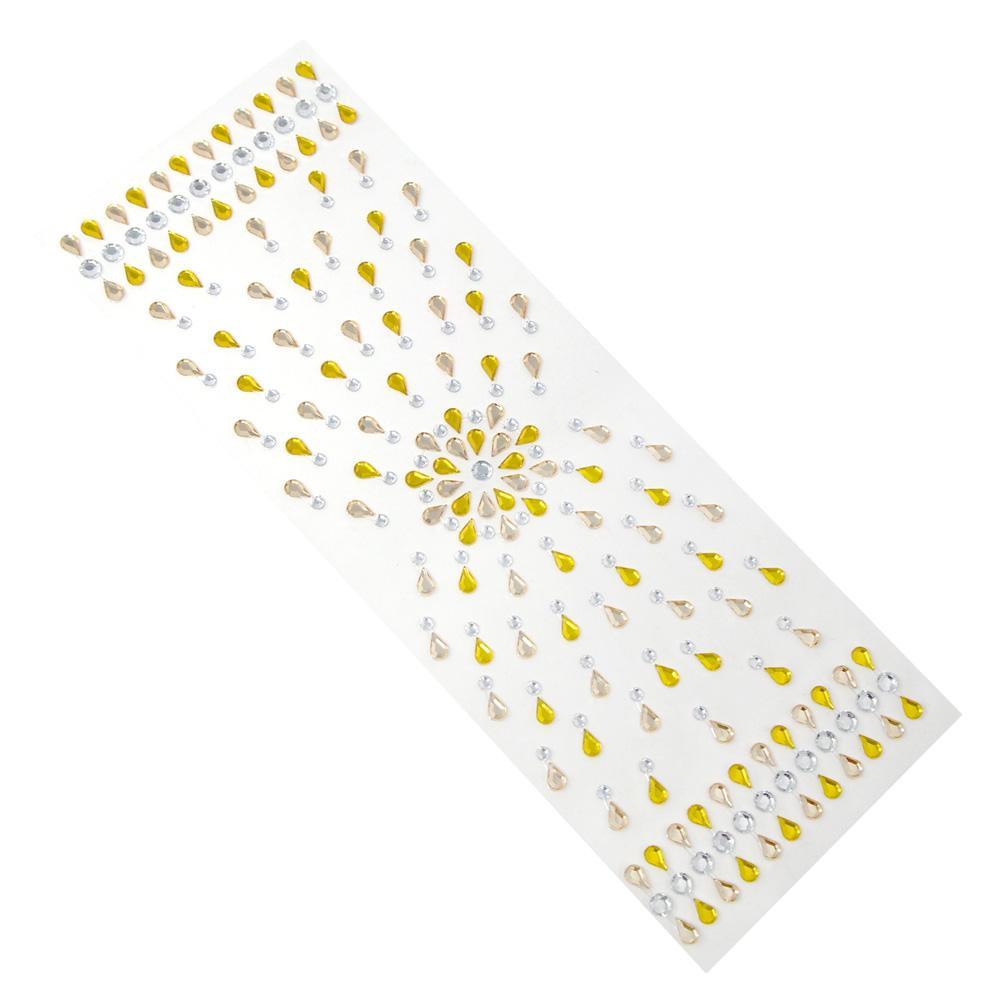 Starburst Gem Art Craft 3D Stickers, 115-Piece