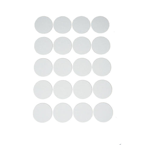 Craft Cotton Canvas Round Stickers, 1-7/8-Inch, 20-Count