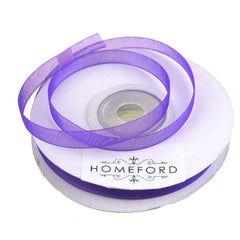 Sheer Organza Ribbon, 1/4-inch, 25-yard