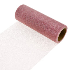 Glitter Tulle Spool, Rose Gold, 6-Inch, 10-Yards
