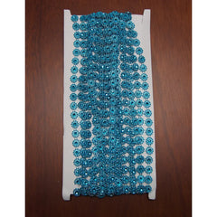 Daisy Flower Rhinestone Trim Strand, 9mm, 10 Yards