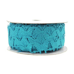 Butterfly Polyester Garland Ribbon, 1/2-inch, 10-yard