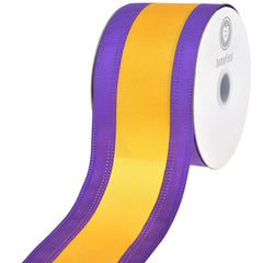 Stripe Sport Theme Ribbon Wired Edge, 2-1/2-inch, 10-yard