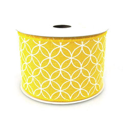 Curved Diamond Canvas Ribbon, 2-1/2-Inch, 10 Yards