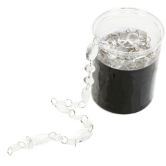 Acrylic Circles and Ovals Strand, 10-Yard