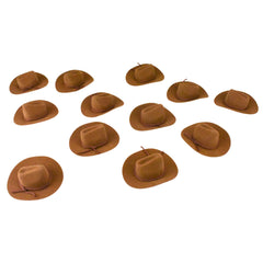 Mini Cowboy Hat Party Favor, 4-inch, 12-count