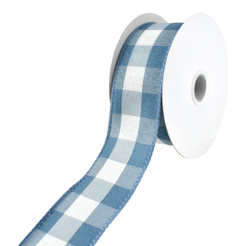 Buffalo Plaid Wired Ribbon, 2-1/2-inch, 10-yard
