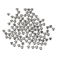 Metallic Electroplated Round Craft Beads, 5/16-inch, 1-ounce