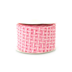Paper Mesh Net Ribbon, Two Tone, 2-inch, 3-yard