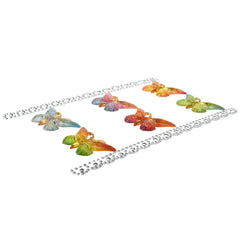 Butterfly Border Strip Gemstone Craft Stickers, 1-1/2-inch, 8-piece