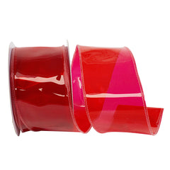 Jelly Vinyl Wired Ribbon, 2-1/2-inch, 10-yard