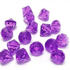 Acrylic Hanging Crystals Decoration, 1-inch, 100-count