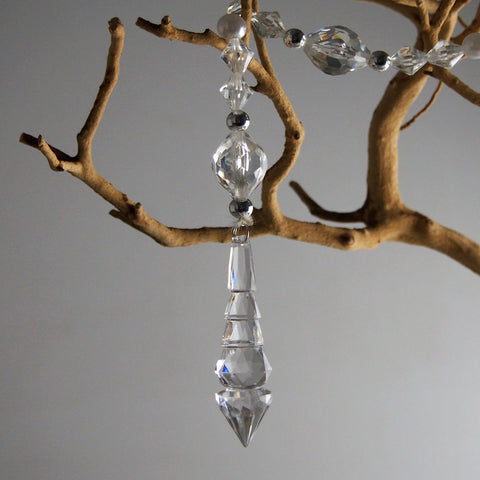 Prism Charm Acrylic Crystal Garland, 6-feet