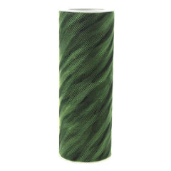 Zebra Print Tulle Roll Spool, 6-Inch, 10 Yards
