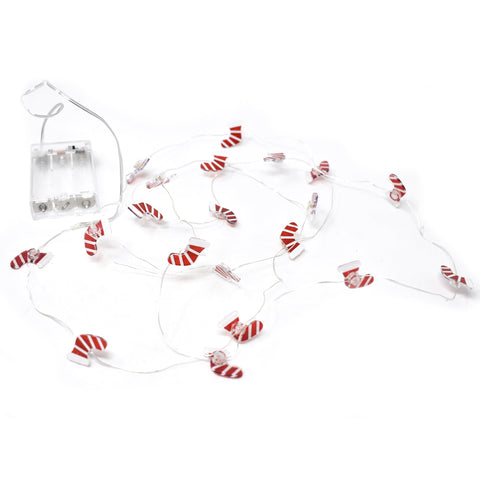 Mini Christmas Stocking Lights Garland, 1-Inch, 5-Feet