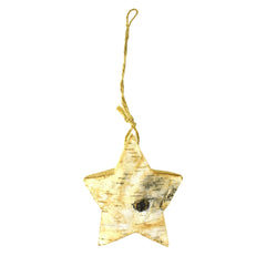 Unfinished Wood Star Christmas Ornament, 3-1/2-Inch