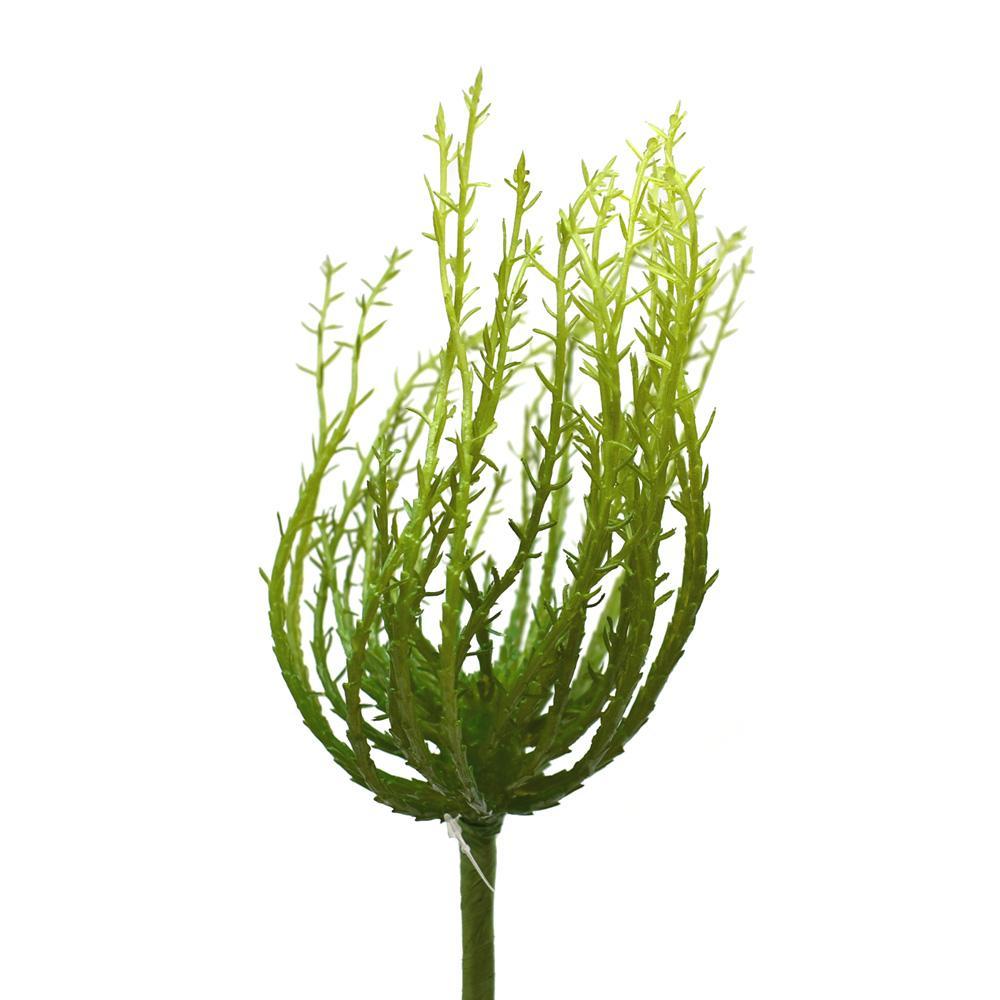 Artificial Pencil Cactus Spray Stem, Green, 11-Inch
