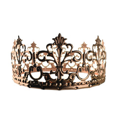 Royal Flourished Pattern Metal Crown, 5-1/4-Inch