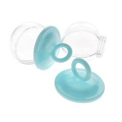 Baby Shower Plastic Pacifier Favor Box, 2-1/2-Inch. 12-Count