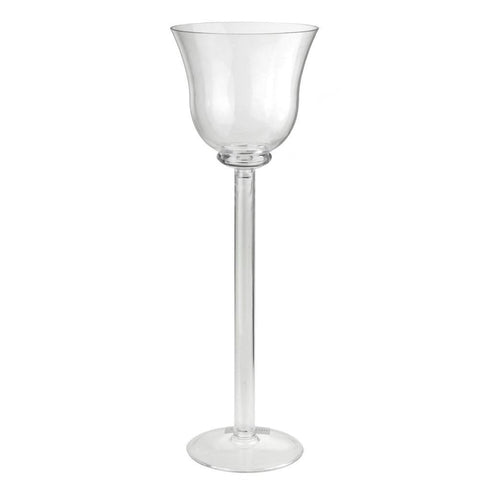 Plastic Tall Clear Flower Cup Stand Vase, 18-inch