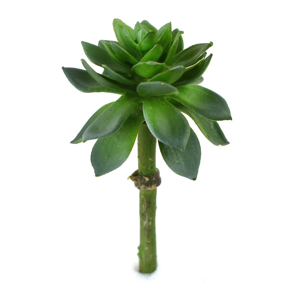 Artificial Succulent Pick, Light Green, 4-Inch