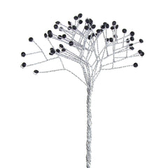 Crystal Rhinestone Spray Branch, 7-1/2-Inch, 12-Count