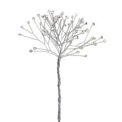 Crystal Rhinestone Spray Branch, 7-1/2-Inch, 12-Count