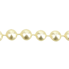 Plastic Pearls Beads String Garland, 8mm, 5/16-inch, 8-yard