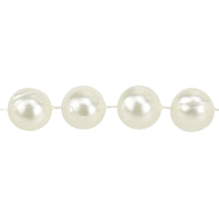 Plastic Pearls Beads String Garland, 8mm, 5/16-inch, 8-yard