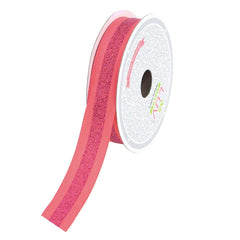 Glitter Center Grosgrain Ribbon, 7/8-Inch, 10 Yards