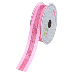 Glitter Center Grosgrain Ribbon, 7/8-Inch, 10 Yards