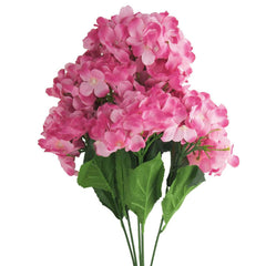 Artificial Silk Hydrangea Bouquet Flowers, 22-Inch