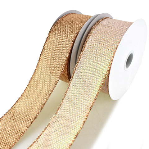 Galaxy Iridescent Metallic Weave Wired Ribbon, 1-1/2-Inch, 10-Yard