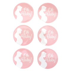Oh Baby Quote Baby Shower Sticker Labels, 2-Inch, 24-Count