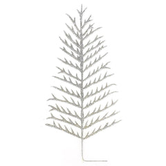 Glitter Christmas Tree Pick Stems, Evergreen, 13-Inch, 6-Piece