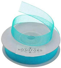 Sheer Organza Ribbon, 5/8-inch, 25-yard