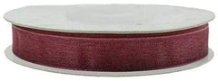 Sheer Organza Ribbon, 3/8-inch, 25-yard