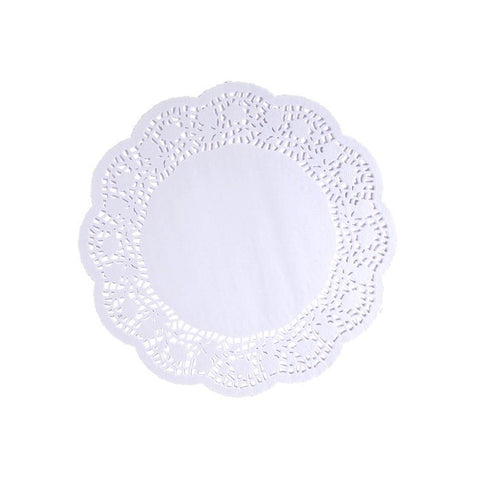 Round Lace Doilies, White, 5-1/4-Inch, 20-Count