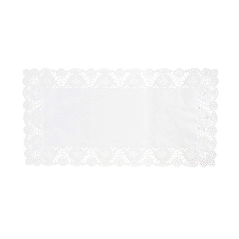 Rectangular Lace Doilies, White, 14-1/2-Inch, 20-Count