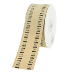 Burlap Webbing Stitch Ribbon, 1-1/2-Inch, 10 Yards