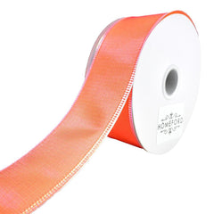 Two Toned Shiny Satin Wired Ribbon, 1-1/2-Inch, 10-Yard