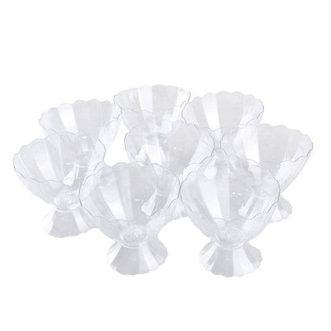 Translucent Scalloped Edge Dessert Bowl, 3-1/2-Inch