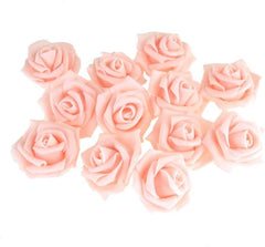 Foam Roses Flower Head Embellishment, 1-1/2-Inch, 12-Piece