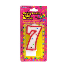 Singing Birthday Candle Number, 2-1/2-Inch