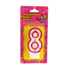 Singing Birthday Candle Number, 2-1/2-Inch