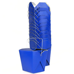 Take Out Boxes with Wire Handle, 4-Inch, 12-Count